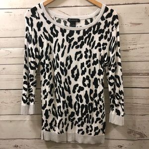 INC International Concepts Animal Print Sweater
